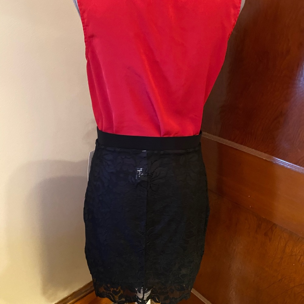 🦋NWT Simpli Black lacs Reversible Skirt🦋 - Picture 16 of 16